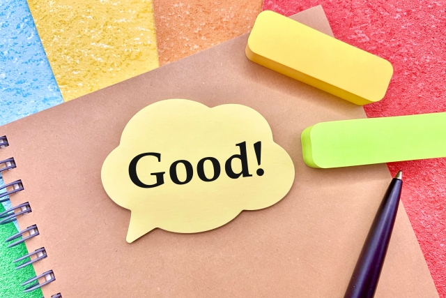 Good！と書かれた吹き出し